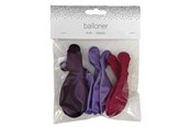 Materialy hobbystyczne - SCANSEASON Balloon 8 pcs. 23 cm. Purple metallic mix - 100840