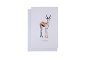 Materiały hobbystyczne - SCANSEASON CARD WITH ENVELOPE 11X17CM FALLOW DEER - 101173