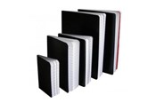 Papier, papier fotograficzny i etykiety - BRIGHTOFFICE Notes black wax A5 INDEX - 12028