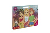 Papier, papier fotograficzny i etykiety - Creative Craft Group BESTIES Coloring book 26*35.5cm. 25 sheets+sticks - 140004