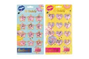 Materiały hobbystyczne - Creative Craft Group BESTIES Stickers 3D with glitter 12 pcs. - 140013