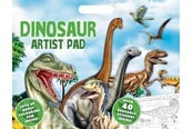 Materialy hobbystyczne - Alligator DINOSAURUS Artist Pad A3 Coloring Book - 2443