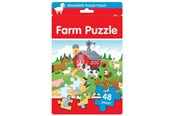 Zabawki - Alligator Puzzle game Puzzle Bag FARM - 3323