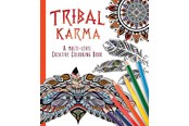 Materialy hobbystyczne - Alligator Mandala coloring book TRIBAL KARMA - 3572