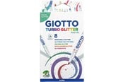 Materialy hobbystyczne - Giotto Turbo Glitter Glitter markers 8 pcs PASTEL - 426300