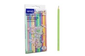 Materialy hobbystyczne - SPREE Colored pencils 12 pcs PASTELCOLORED - 57097