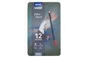 Materialy hobbystyczne - SPREE Colored pencil in metal box.12 pcs. - 57212