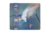 Materialy hobbystyczne - SPREE Colored pencil in metal box.24 pcs. - 57214
