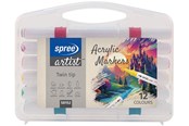 Materialy hobbystyczne - SPREE Acrylic TWIN MARKER 12 pcs. - 58152