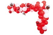 Materialy hobbystyczne - SCANSEASON Balloon arch - Red/White - 701025