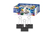 Materialy hobbystyczne - CENTRUM Foldback clamps 12 pcs. 25mm - 80245