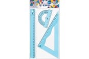 Materialy hobbystyczne - CENTRUM Geometry set 30 cm. 3 pieces. Clear plastic - 80747