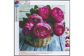 Materialy hobbystyczne - CENTRUM Diamond Painting 30*30cm. FLOWERS - 80881