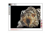 Materialy hobbystyczne - CENTRUM Diamond Painting 40*50cm. LEOPARD - 80903