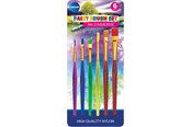 Materiały hobbystyczne - CENTRUM Brushes 6 pcs. on blister card. - 80940