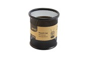 Materialy hobbystyczne - SPREE Metal pencil holder round BLACK - 84000
