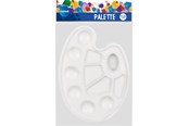 Materiały hobbystyczne - CENTRUM Palette for paint. 22*17cm. 10 compartments - 87502