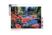 Materiały hobbystyczne - CENTRUM Diamond Painting 30*40cm. Forest lake - 89633