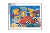 Materialy hobbystyczne - CENTRUM Diamond Painting 40*50cm. FISH - 89758
