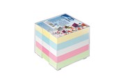 Materialy hobbystyczne - CENTRUM Cube with colored paper approx. 9*9cm. - 91032