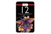 Przybory do pisania i rysowania - Creative Craft Group Colored pencils 12 pcs. in metal box - AR0231/GE