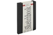 Materiały hobbystyczne - Creative Craft Group Sketchbook 13*21cm. 120 pages. 130g. Black - AR0316/GE