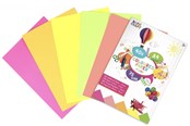 Papier, papier fotograficzny i etykiety - Creative Craft Group Copy paper A4 FLOUR 75g. 40 sheets ass. - CR0009/GE