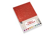 Materialy hobbystyczne - Creative Craft Group Cardboard A4 Glitter 200g 10 sheets ass. - CR0042/GE