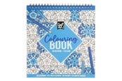 Materiały hobbystyczne - Creative Craft Group Mandala coloring book 21*20cm. 24s. 120g. BLUE - CR5011/GE-1