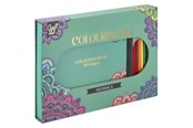 Materiały hobbystyczne - Creative Craft Group Coloring book + 10 crayons. Gift box. - CR5023/GE