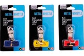 Materialy hobbystyczne - Hobby Mate Whistle with string on blister card. Ass. - F-125