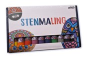 Materialy hobbystyczne - Hobby Mate Stone paint 10*30ml PRIMARY colors - HOBBY1397