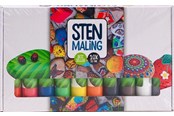 Materialy hobbystyczne - Hobby Mate Stone paint 10*30ml METALLIC colors - HOBBY1398