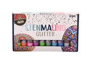 Materialy hobbystyczne - Hobby Mate Stone paint 10*30ml GLITTER colors - HOBBY1669