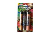 Materialy hobbystyczne - Hobby Mate Stone paint 3*30ml. Light brown-Brown-Salmon. - HOBBY842