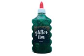 Materialy hobbystyczne - Hobby Mate Glitter glue GREEN 177 ml - Lim04