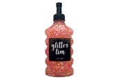 Materialy hobbystyczne - Hobby Mate Glitter glue coarse glitter Orange 177ml - Lim57