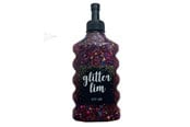 Materiały hobbystyczne - Hobby Mate Glitter glue coarse glitter Black Multi 177 - Lim61