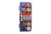 Materialy hobbystyczne - Hobby Mate Paint tray 12 colors + brush - OFF1033
