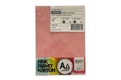 Papier, papier fotograficzny i etykiety - Hobby Mate Cardboard A4 220g. 10 sheets PINK - OFF1134