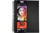 Materialy hobbystyczne - Zieler Sketchbook HardcoverSPIRAL A5 150g - Z07290009