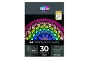 Materialy hobbystyczne - Zieler Black paper pad A4 30 sheets140g - Z09299337