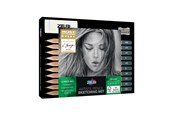 Materialy hobbystyczne - Zieler drawing pencils set with 10 hardnesses - Z09299368