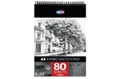 Materialy hobbystyczne - Zieler Sketchbook JUMBO SPIRAL A5 140g. - Z09608108