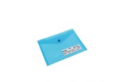 Koszulki, ofertówki i przekladki - SPREE Envelope C5 plastic.12 pcs. clear. BLUE - 76165