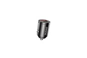 Telefon - Inne akcesoria - Dudao R3MAX 48W QC PD mini car charger - black - 6973687248710