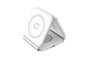 Telefon - Inne akcesoria - Dudao A11N 15W 3in1 Inductive Charger - White + USB-C / USB-C Cable - 6973687249489