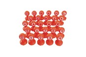 Materialy hobbystyczne - Colorations - Shapes & Numbers Clay Stamps 26pcs. - CHDOUGHS