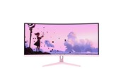 Monitor - 34" Arozzi Nova 34″ Curved computer monitor - AZ-NO-34T2K165-PNK