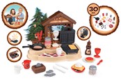 Zabawa w kuchnie  i akcesoria - Smoby Winter Chalet with Accessories 30pcs. - 310557